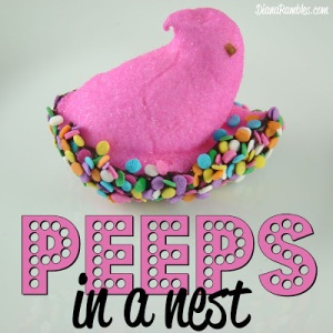 Peeps-in-a-nest